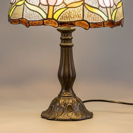 Brilagi - Tiffany vitražna stolna lampa LORAS 1xE27/40W/230V
