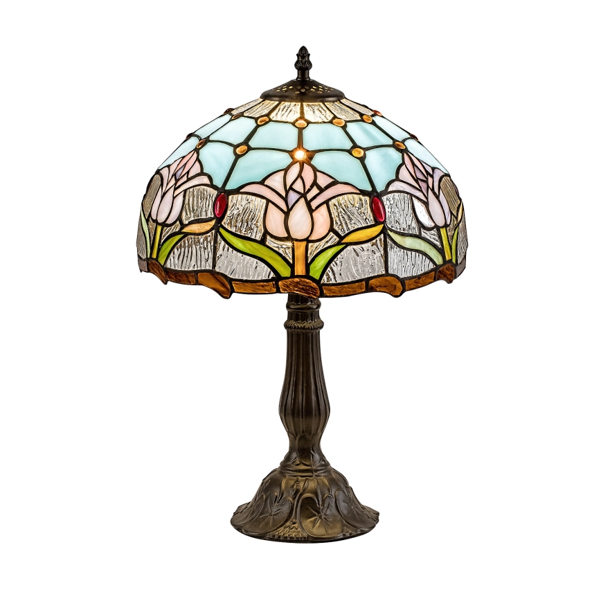 Brilagi - Tiffany vitražna stolna lampa LORAS 1xE27/40W/230V