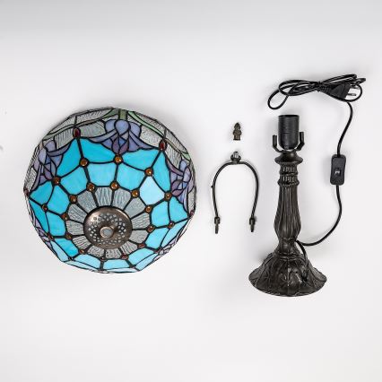 Brilagi - Tiffany vitražna stolna lampa LORAS 1xE27/40W/230V