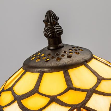 Brilagi - Tiffany vitražna stolna lampa MARGARET 1xE14/40W/230V