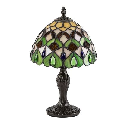 Brilagi - Tiffany vitražna stolna lampa MARGARET 1xE14/40W/230V