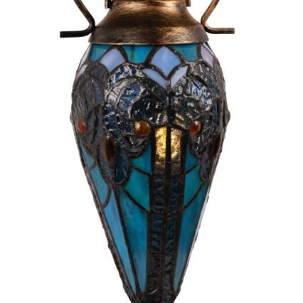 Brilagi - Tiffany vitražna stolna lampa MIRABELLA 1xE27/60W/230V + 1xE14/40W
