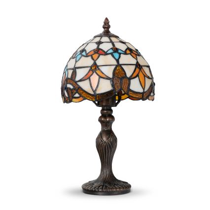 Brilagi - Tiffany vitražna stolna lampa MIRABELLA 1xE27/60W/230V