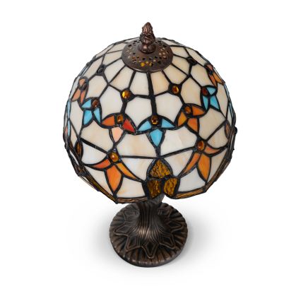 Brilagi - Tiffany vitražna stolna lampa MIRABELLA 1xE27/60W/230V