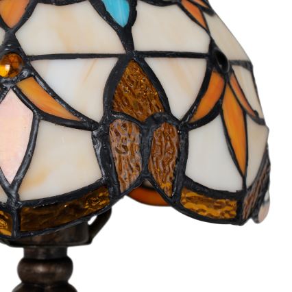 Brilagi - Tiffany vitražna stolna lampa MIRABELLA 1xE27/60W/230V