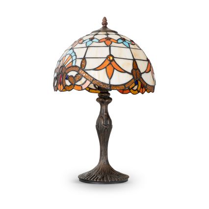 Brilagi - Tiffany vitražna stolna lampa MIRABELLA 1xE27/60W/230V