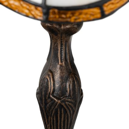 Brilagi - Tiffany vitražna stolna lampa MIRABELLA 1xE27/60W/230V