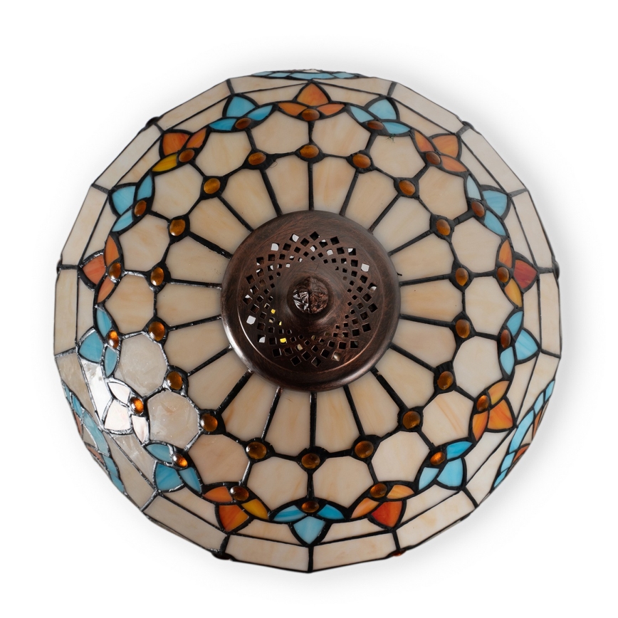 Brilagi - Tiffany vitražna stolna lampa MIRABELLA 1xE27/60W/230V