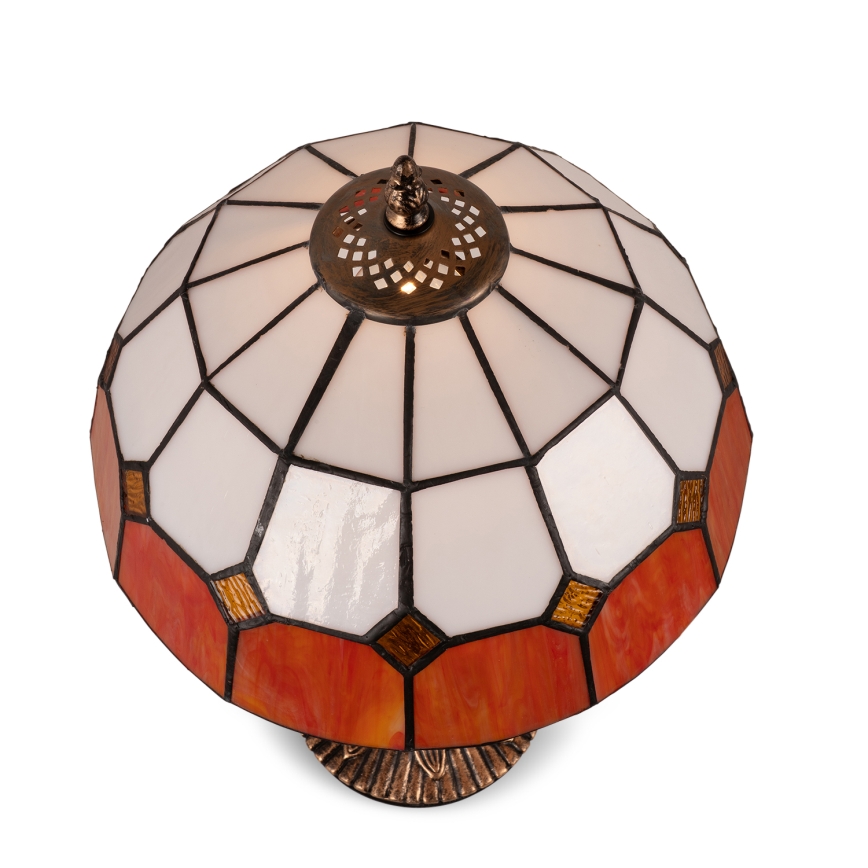 Brilagi - Tiffany vitražna stolna lampa SIENNA 1xE27/60W/230V