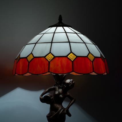 Brilagi - Tiffany vitražna stolna lampa SIENNA 1xE27/60W/230V