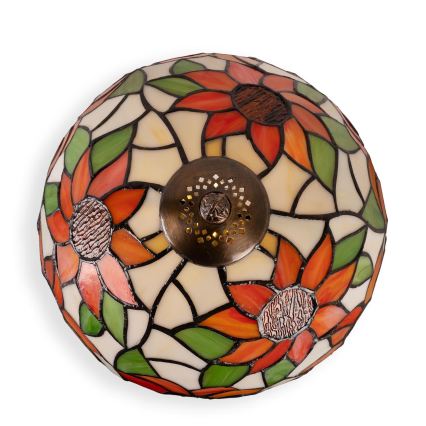 Brilagi - Tiffany vitražna stolna lampa SUNFLOWER 1xE27/60W/230V + 1xE14/40W