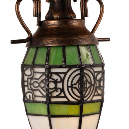 Brilagi - Tiffany vitražna stolna lampa SUNFLOWER 1xE27/60W/230V + 1xE14/40W