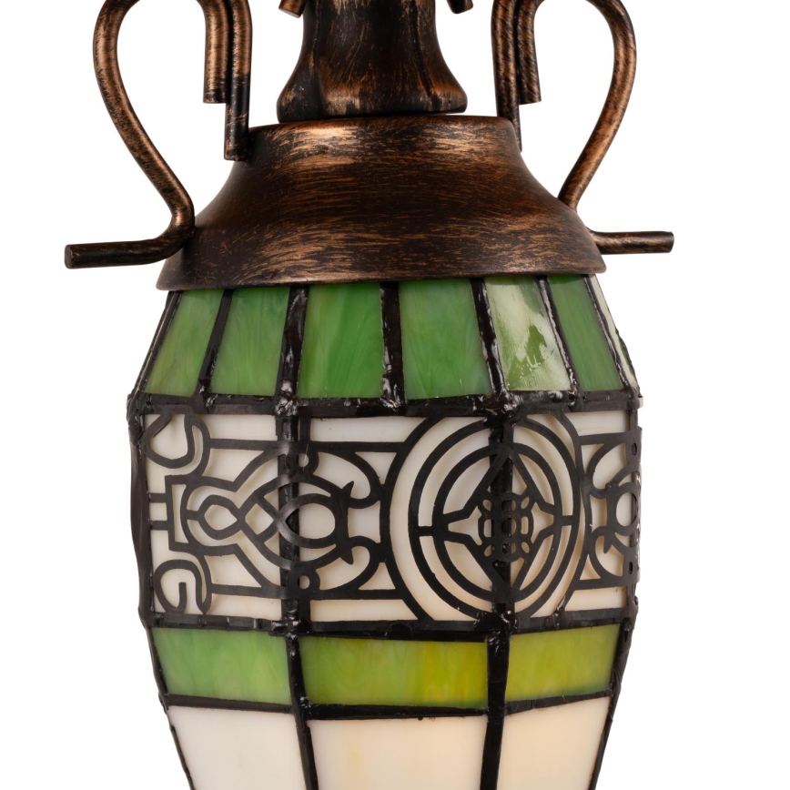 Brilagi - Tiffany vitražna stolna lampa SUNFLOWER 1xE27/60W/230V + 1xE14/40W
