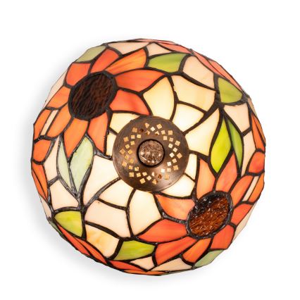 Brilagi - Tiffany vitražna stolna lampa SUNFLOWER 1xE27/60W/230V