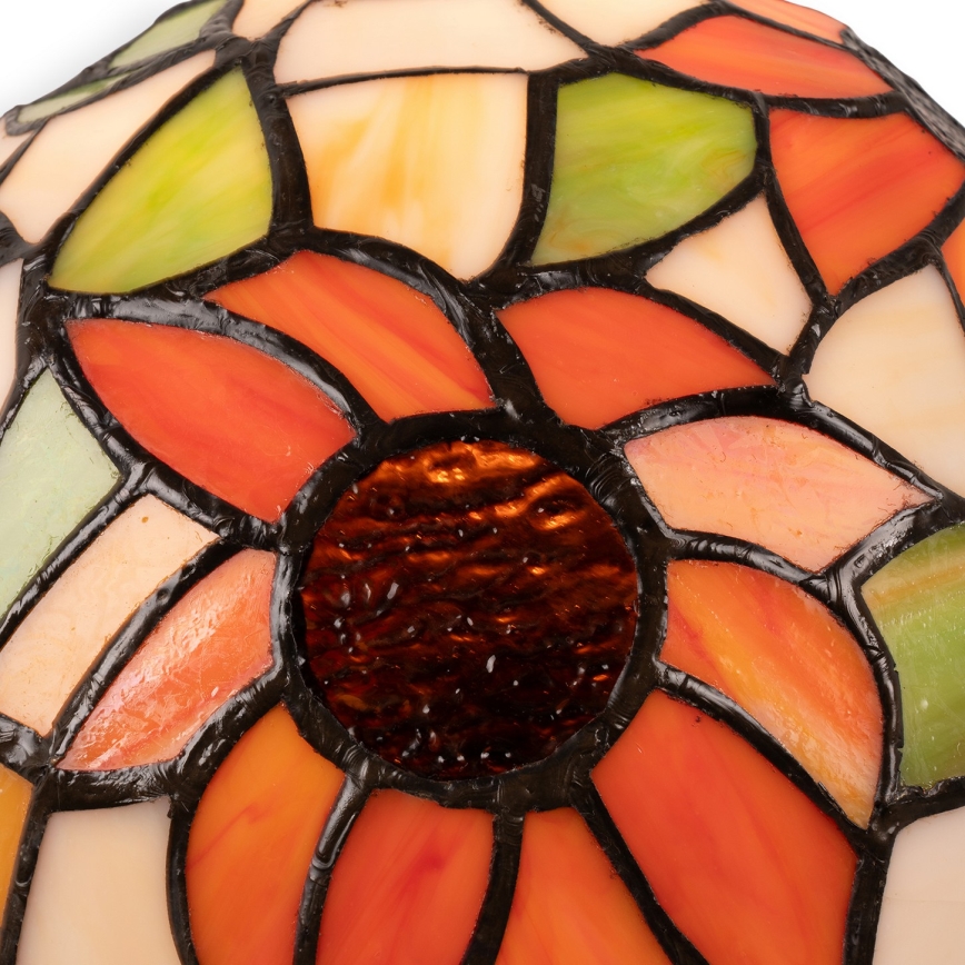 Brilagi - Tiffany vitražna stolna lampa SUNFLOWER 1xE27/60W/230V