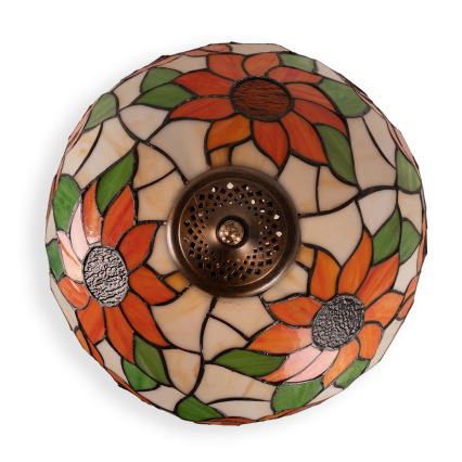 Brilagi - Tiffany vitražna stolna lampa SUNFLOWER 1xE27/60W/230V