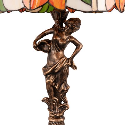 Brilagi - Tiffany vitražna stolna lampa SUNFLOWER 1xE27/60W/230V