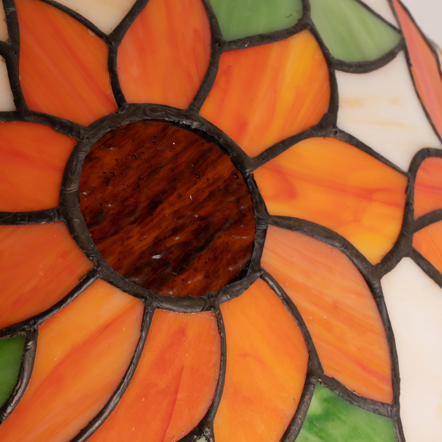 Brilagi - Tiffany vitražna stolna lampa SUNFLOWER 2xE27/60W/230V
