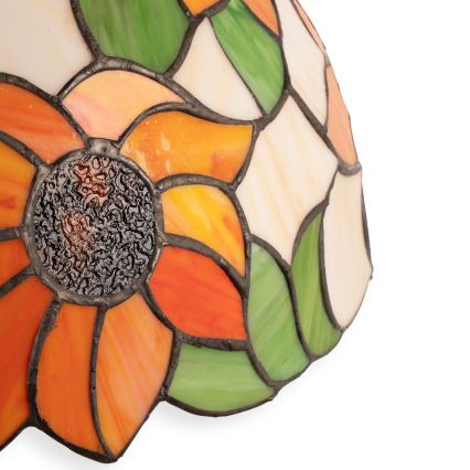 Brilagi - Tiffany vitražna stolna lampa SUNFLOWER 2xE27/60W/230V
