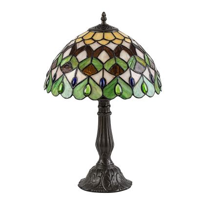 Brilagi - Tiffany vitražna stolna svjetiljka MARGARET 1xE27/40W/230V