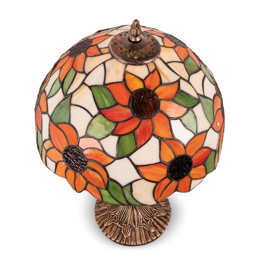 BRILAGI - Tiffany vitražna stolna svjetiljka SUNFLOWER 1xE27/60W/230V
