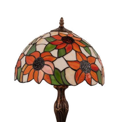 BRILAGI - Tiffany vitražna stolna svjetiljka SUNFLOWER 1xE27/60W/230V
