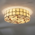 BRILAGI - Tiffany vitražna stropna svjetiljka FOLIA 2xE27/60W/230V Ø 40 cm