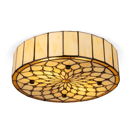 BRILAGI - Tiffany vitražna stropna svjetiljka IVORY 2xE27/60W/230V Ø 40 cm