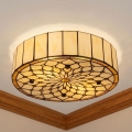 Brilagi - Tiffany vitražna stropna svjetiljka IVORY 3xE27/60W/230V promjer 40 cm