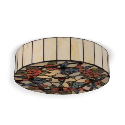 BRILAGI - Tiffany vitražna stropna svjetiljka JUNGLE 2xE27/60W/230V Ø 40 cm