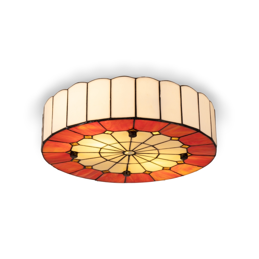 BRILAGI - Tiffany vitražna stropna svjetiljka SIENNA 2xE27/60W/230V Ø 40 cm