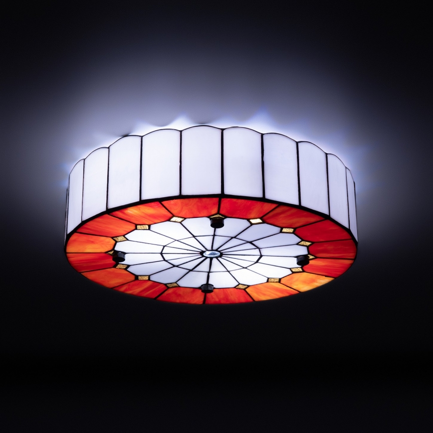 Brilagi - Tiffany vitražna stropna svjetiljka SIENNA 3xE27/60W/230V Ø 40 cm