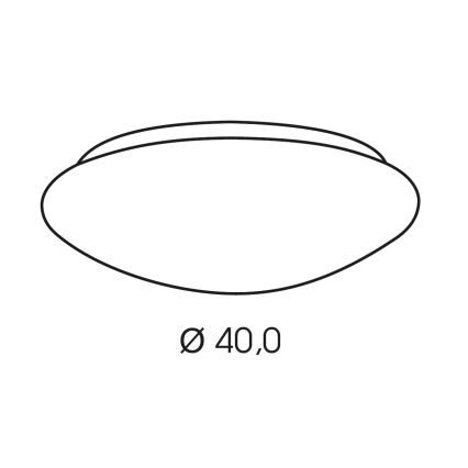 Brilagi - Tiffany vitražna stropna svjetiljka slonovača 3xE27/60W/230V Ø 40 cm