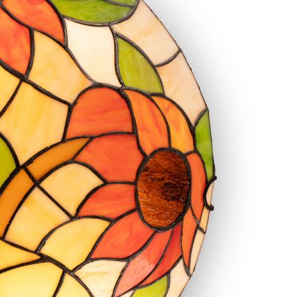 Brilagi - Tiffany vitražna stropna svjetiljka SUNFLOWER 2xE27/60W/230V Ø 40 cm