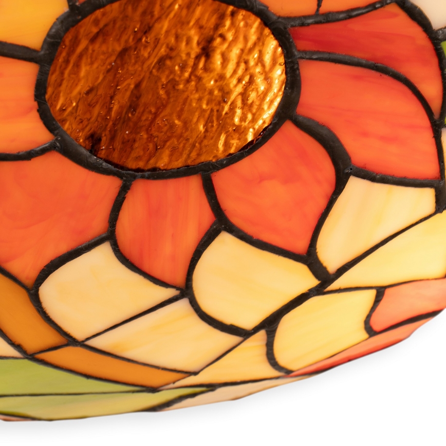 Brilagi - Tiffany vitražna stropna svjetiljka SUNFLOWER 2xE27/60W/230V Ø 40 cm