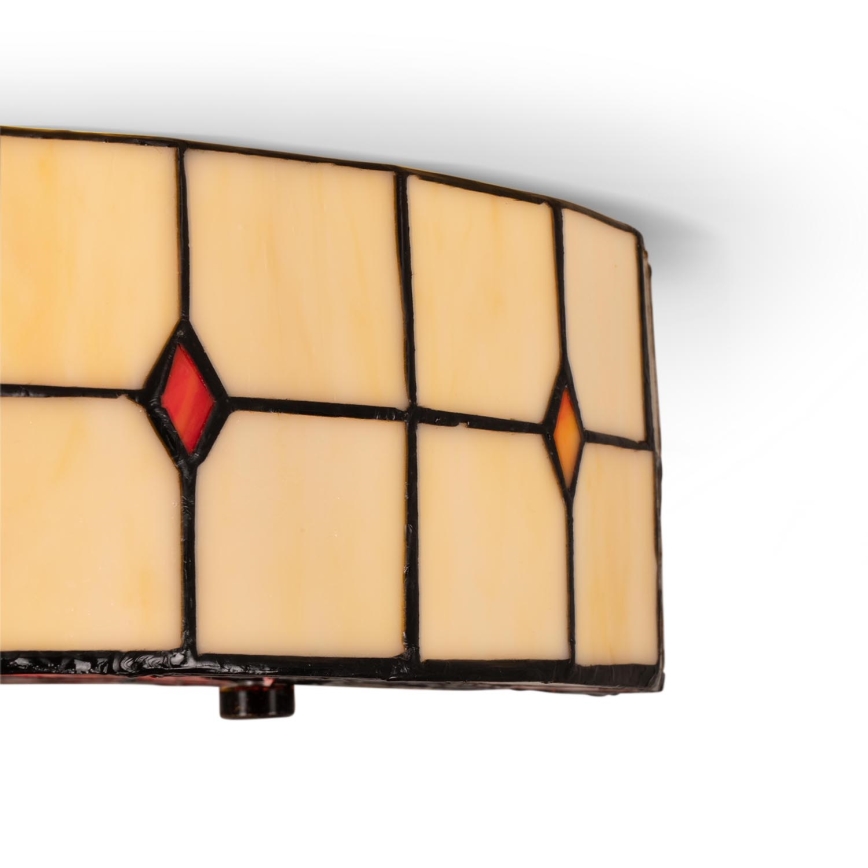 Brilagi - Tiffany vitražna stropna svjetiljka SUNFLOWER 3xE27/60W/230V, promjer 40 cm