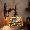 Brilagi - Tiffany vitražna zidna lampa JUNGLE 1xE14/40W/230V
