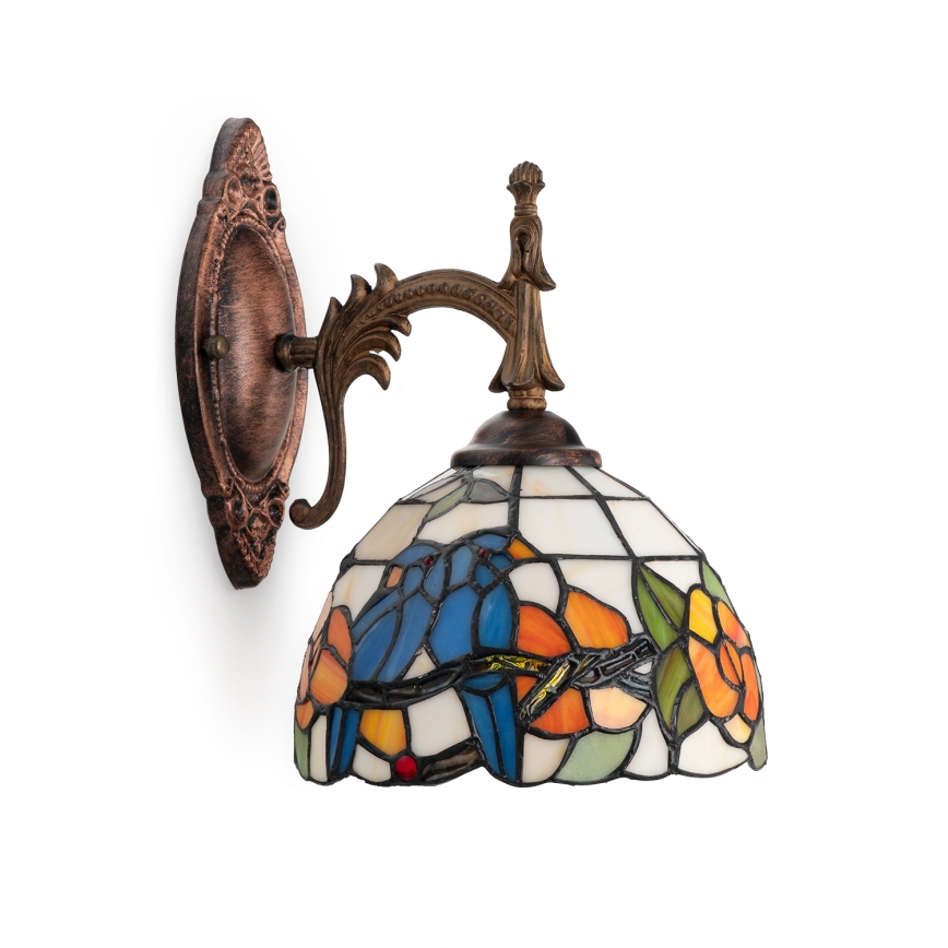Brilagi - Tiffany vitražna zidna lampa JUNGLE 1xE14/40W/230V