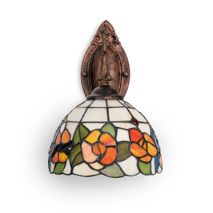 Brilagi - Tiffany vitražna zidna lampa JUNGLE 1xE14/40W/230V