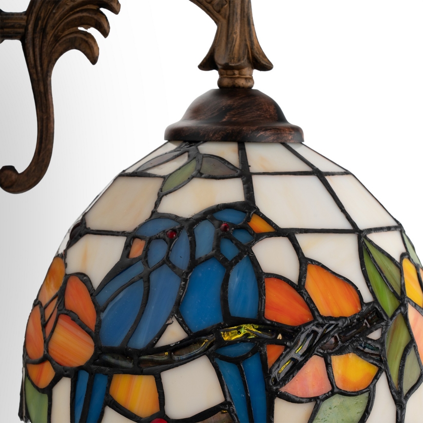 Brilagi - Tiffany vitražna zidna lampa JUNGLE 1xE14/40W/230V