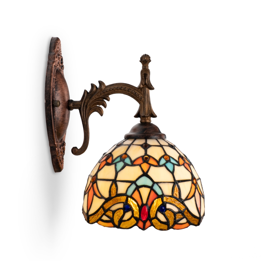 Brilagi - Tiffany vitražna zidna lampa MIRABELLA 1xE14/40W/230V