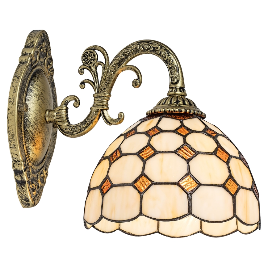 Brilagi - Tiffany vitražna zidna svjetiljka DORAN 1xE27/40W/230V