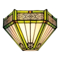 BRILAGI - Tiffany vitražna zidna svjetiljka EMERALD 1xE14/40W/230V