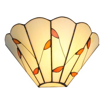 Brilagi - Tiffany vitražna zidna svjetiljka FOLIA 1xE14/40W/230V