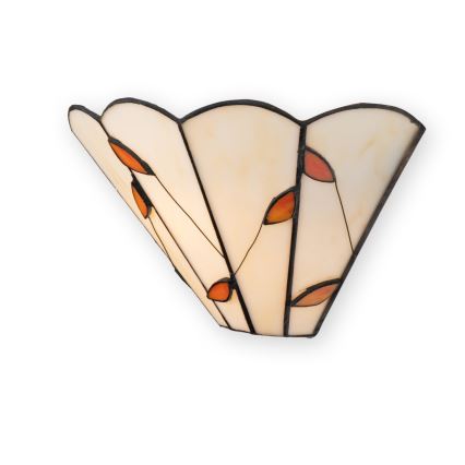 Brilagi - Tiffany vitražna zidna svjetiljka FOLIA 1xE14/40W/230V