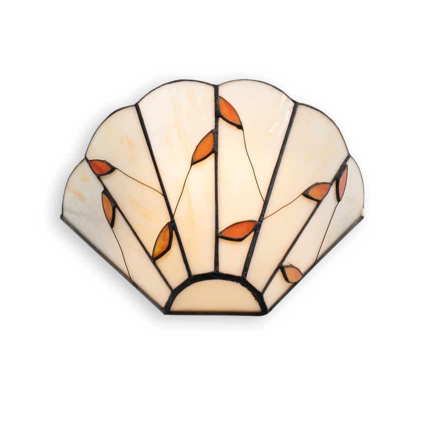 Brilagi - Tiffany vitražna zidna svjetiljka FOLIA 1xE14/40W/230V