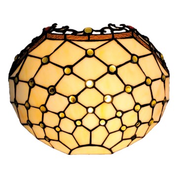 Brilagi - Tiffany vitražna zidna svjetiljka IVORY 1xE14/40W/230V