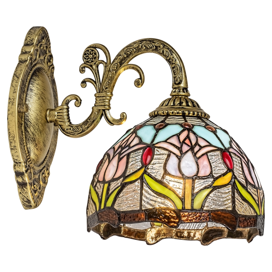 Brilagi - Tiffany vitražna zidna svjetiljka LORAS 1xE27/40W/230V