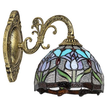 Brilagi - Tiffany vitražna zidna svjetiljka LORAS 1xE27/40W/230V