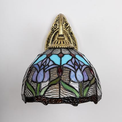Brilagi - Tiffany vitražna zidna svjetiljka LORAS 1xE27/40W/230V